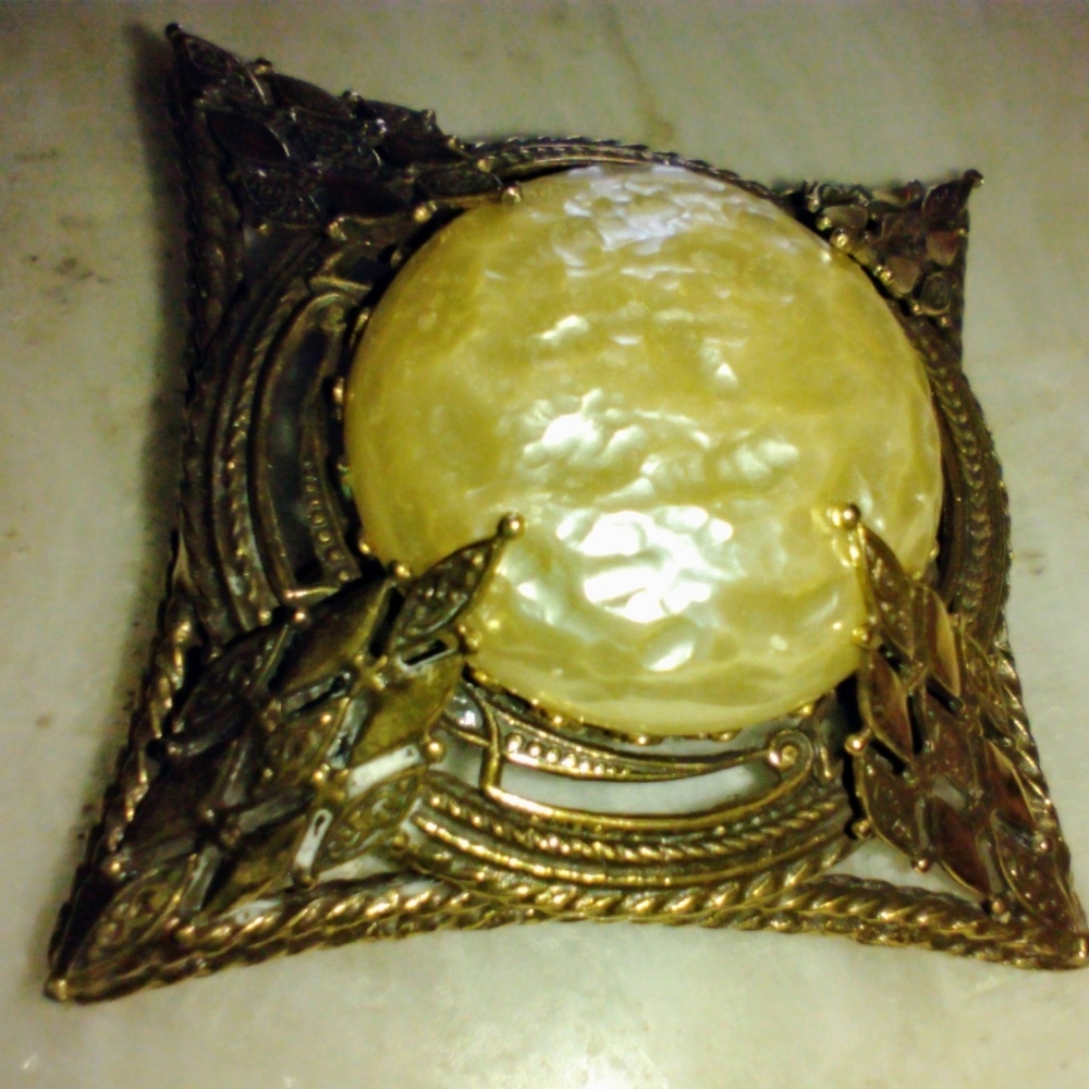 Brooch Signed by Robert Graham Vtg Retro Era, circa mid-20th century - Picture 9 of 16